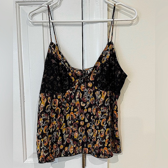 Free People Other - Intimately Free People Black Noir Lace Camisole Tank